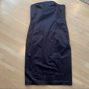 Isaac Mizrahi for Target Navy Satin Dress NWOT